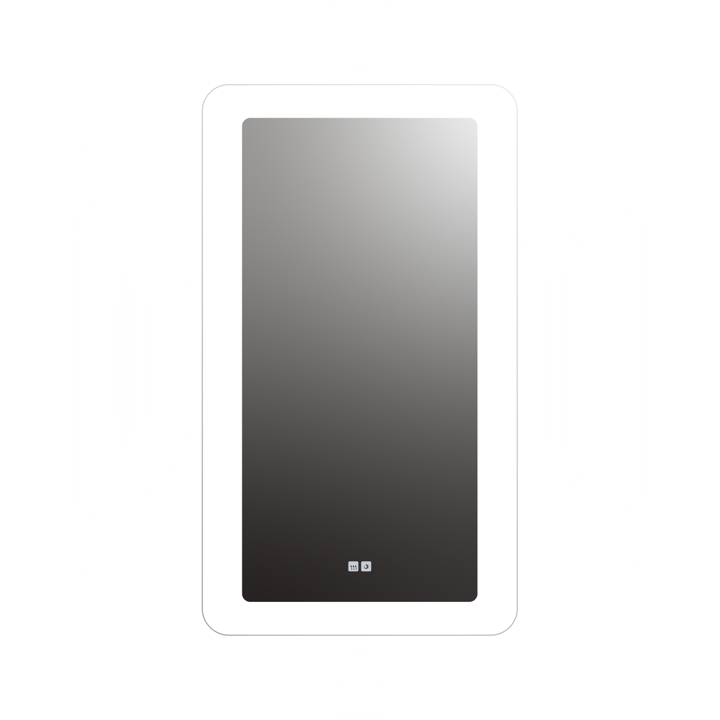 Forte Rounded Rectangle Lighted Mirror