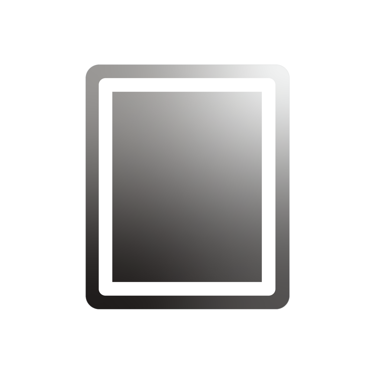 Allegro Rounded Rectangle Lighted Mirror