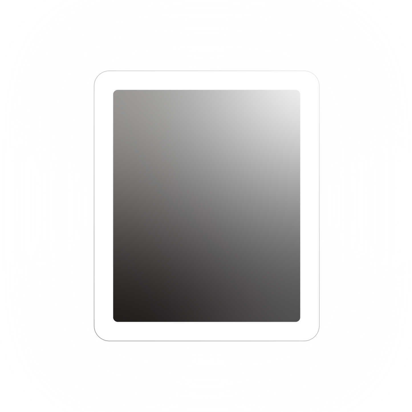 Forte Rounded Rectangle Lighted Mirror