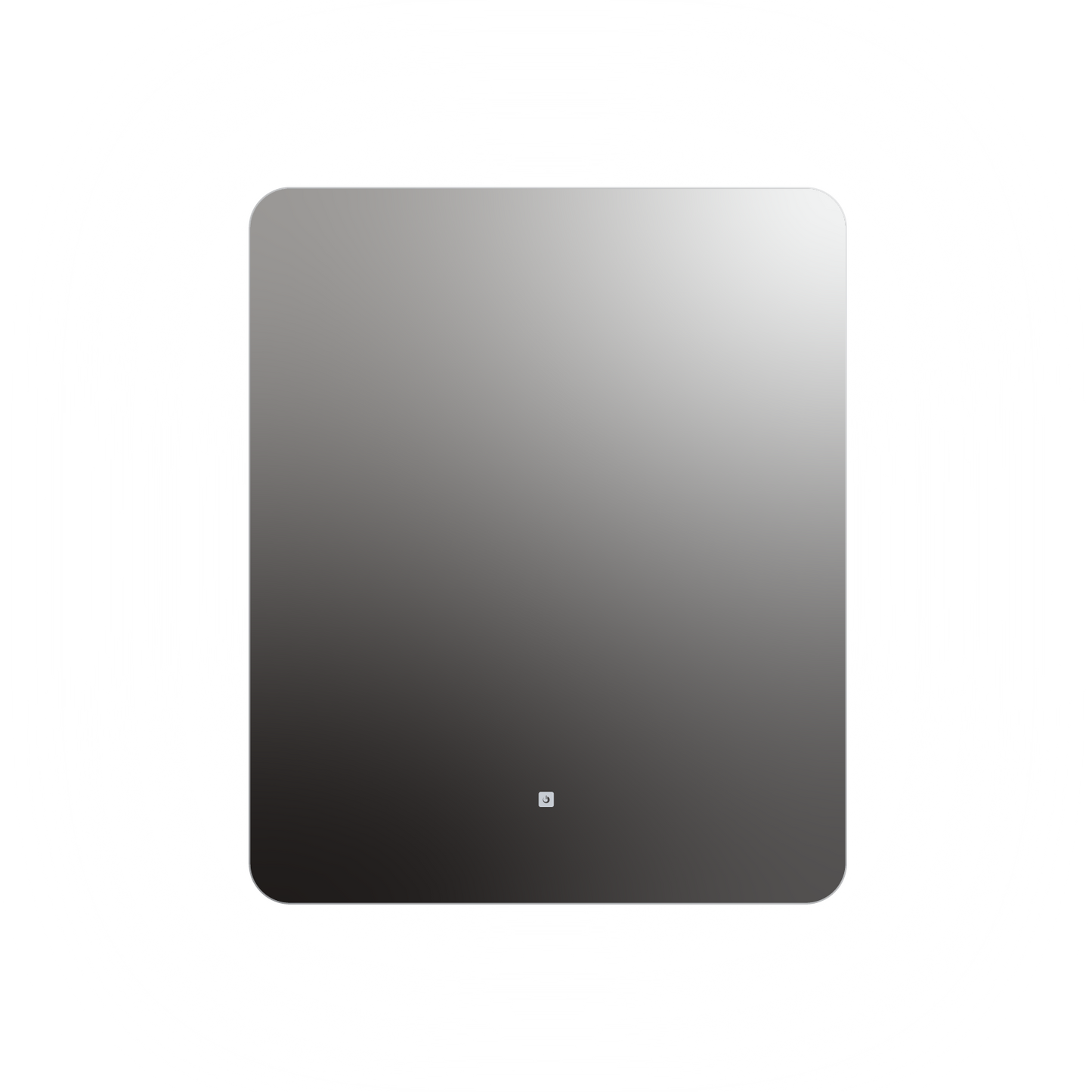 Halo Rounded Rectangle Lighted Mirror