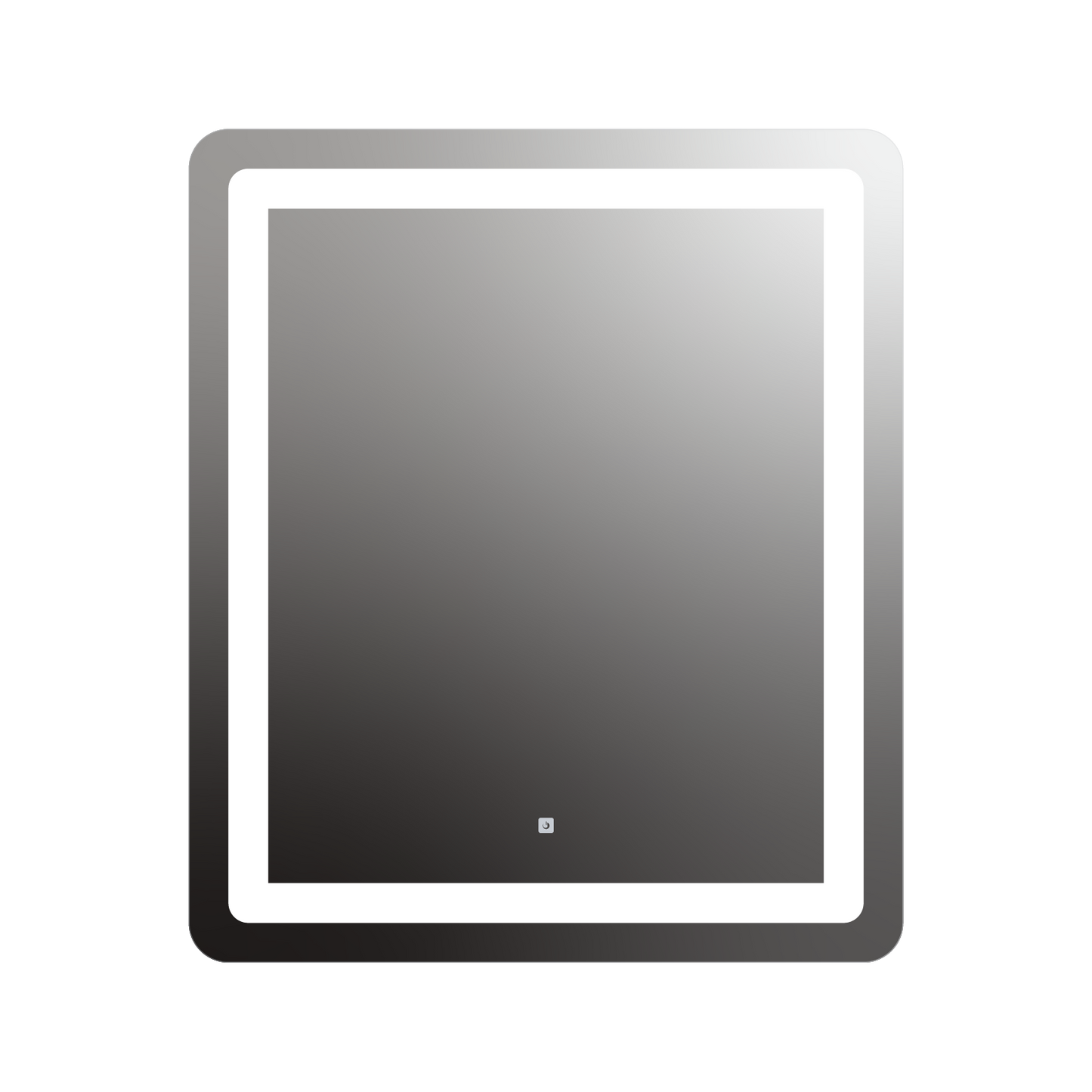Allegro Rounded Rectangle Lighted Mirror