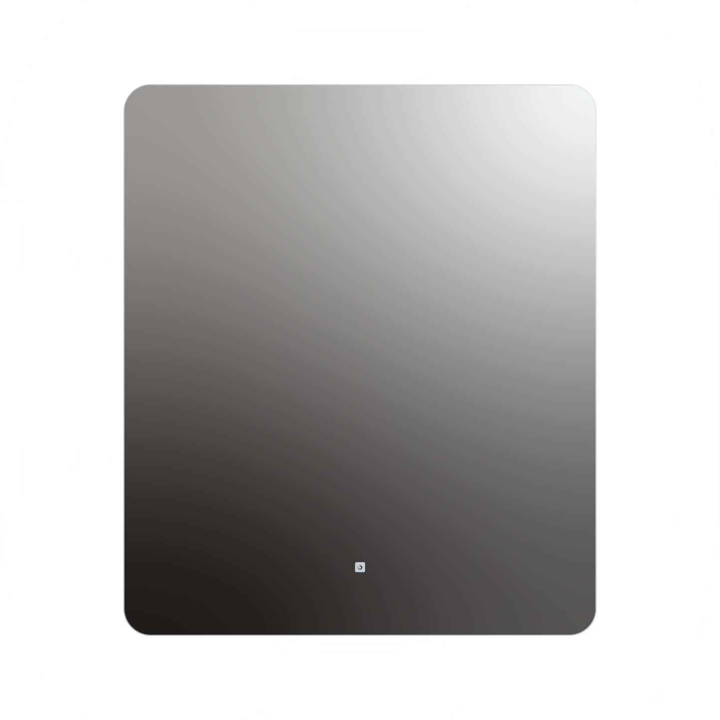 Halo Rounded Rectangle Lighted Mirror