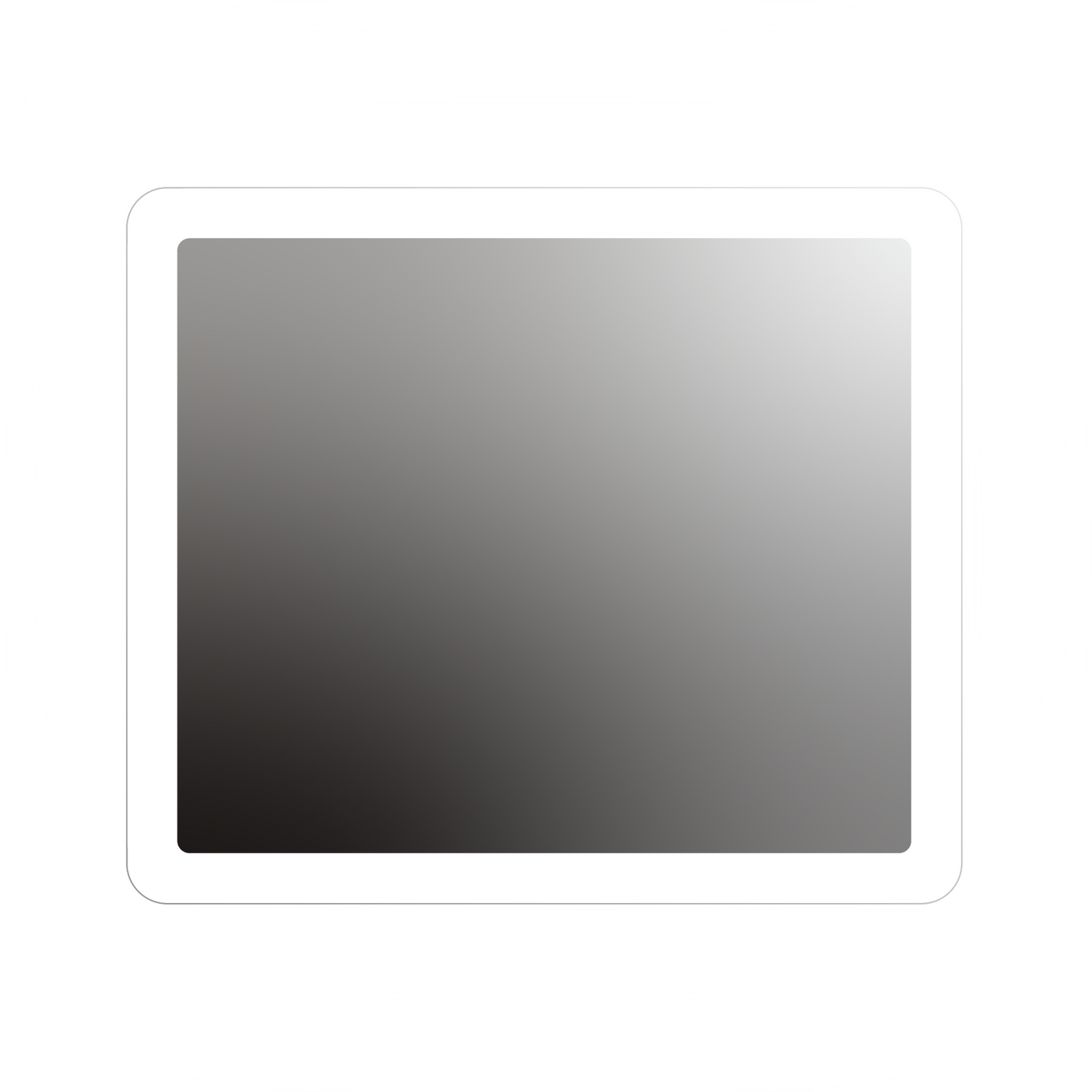 Forte Rounded Rectangle Lighted Mirror