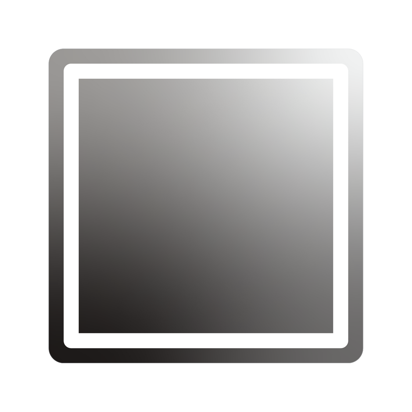 Allegro Rounded Rectangle Lighted Mirror
