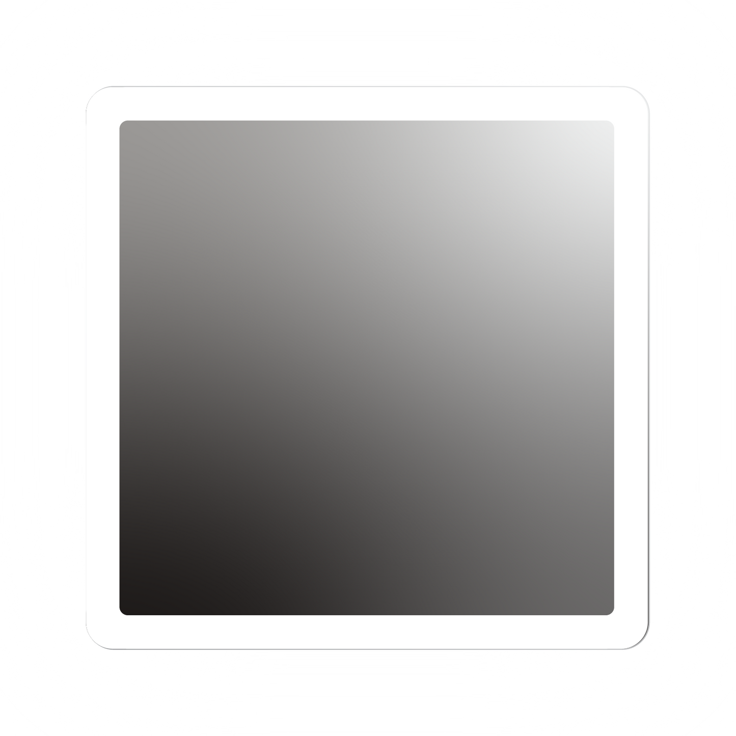 Forte Rounded Rectangle Lighted Mirror