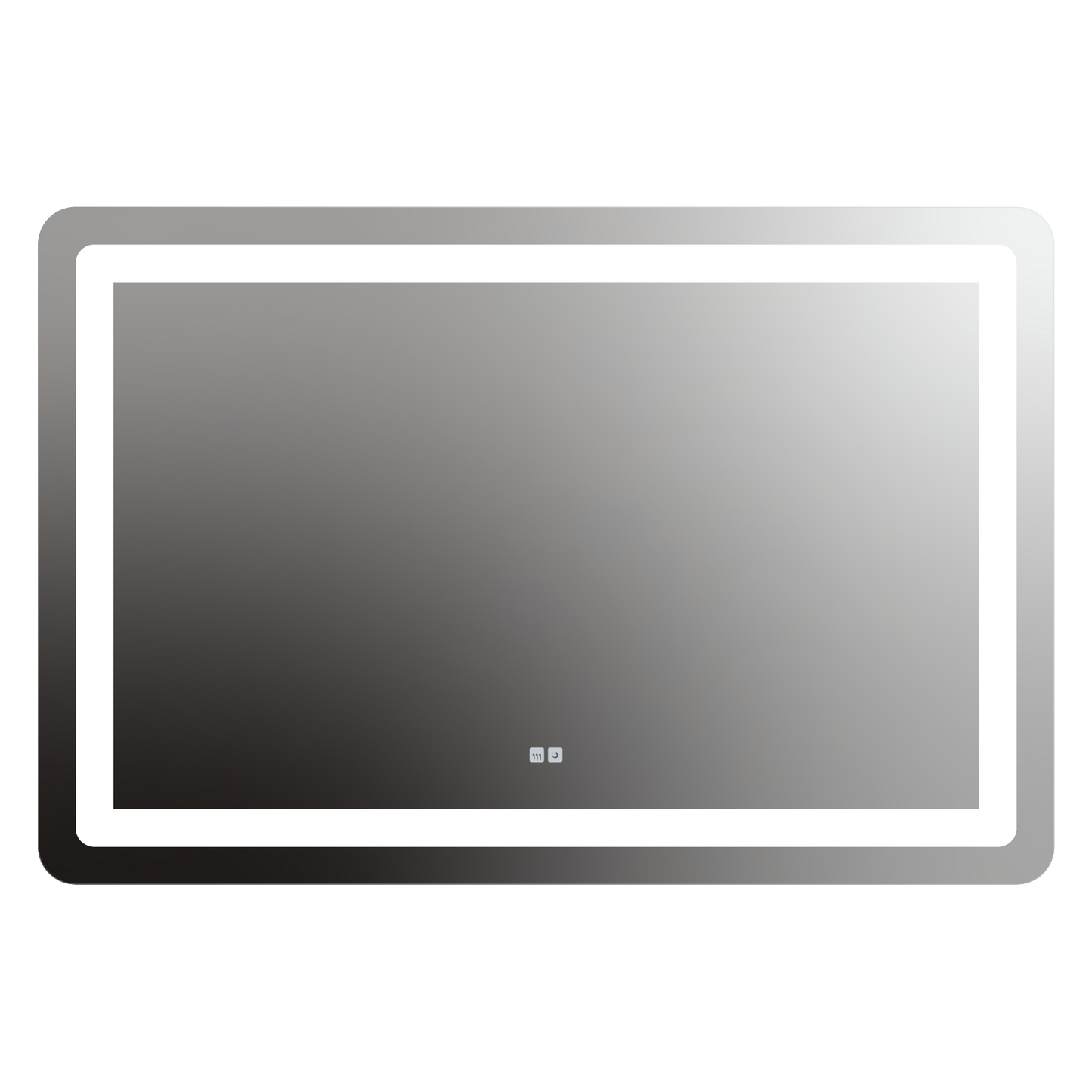 Allegro Rounded Rectangle Lighted Mirror