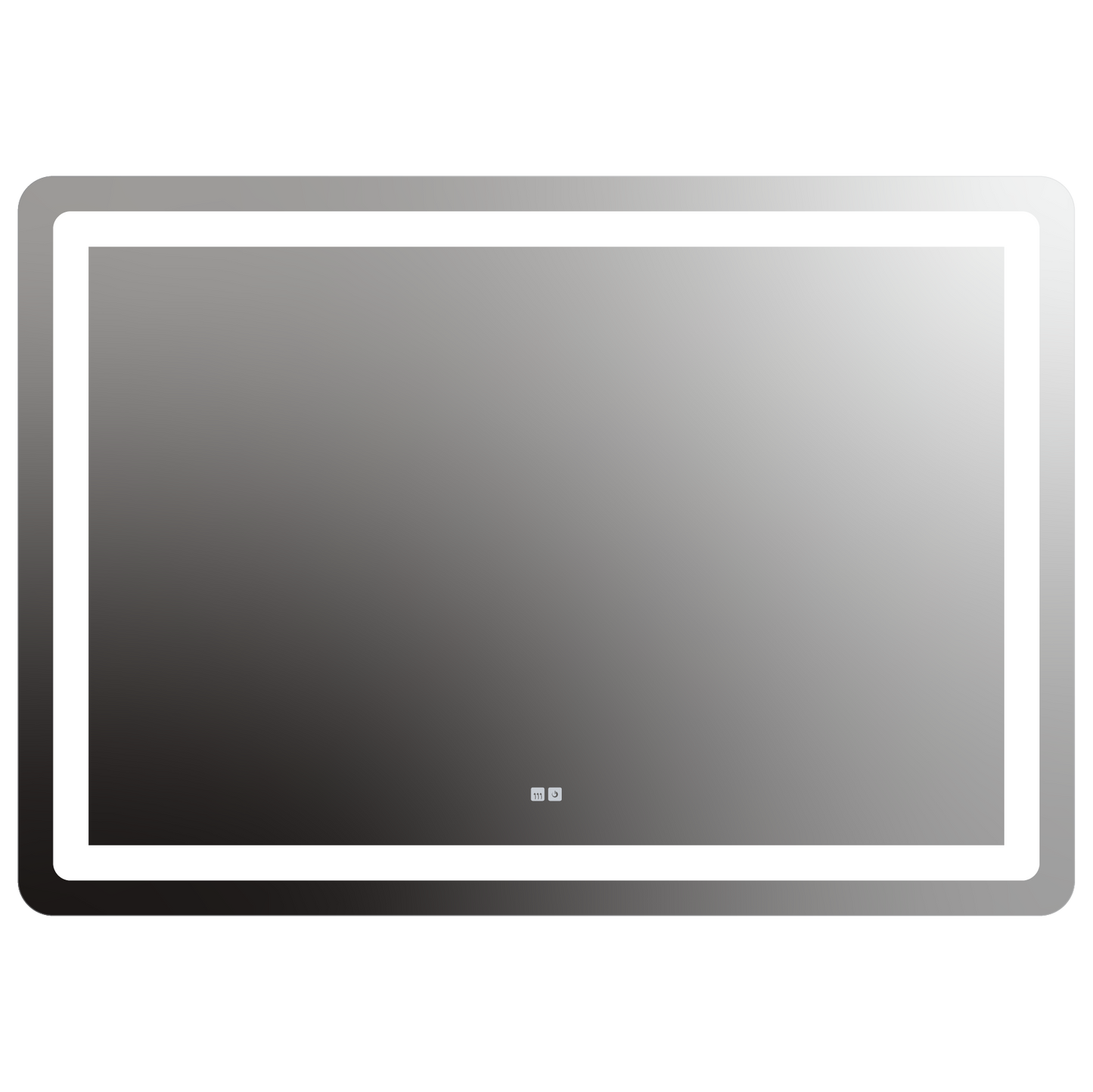 Allegro Rounded Rectangle Lighted Mirror