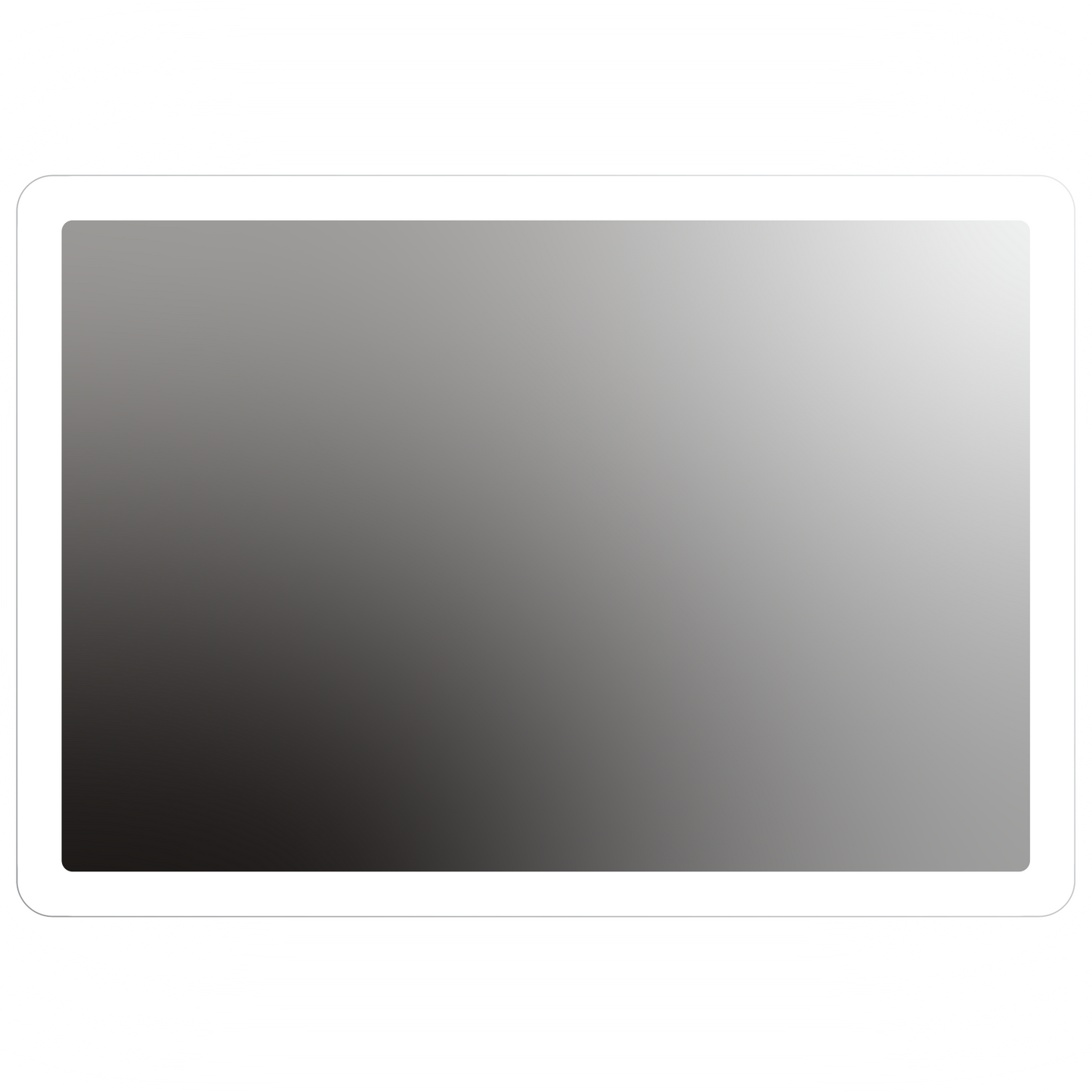 Forte Rounded Rectangle Lighted Mirror