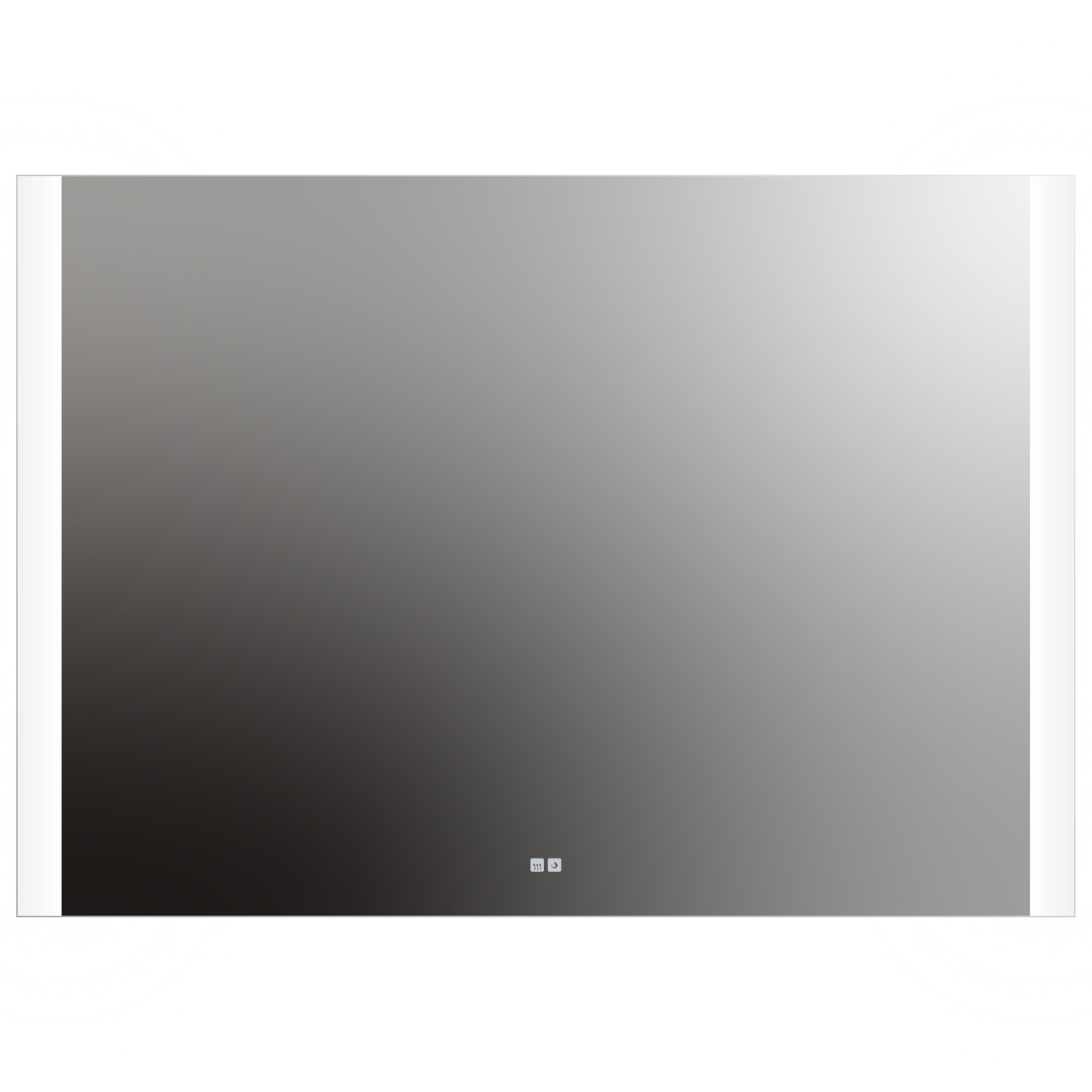 Veda Rounded Rectangle Lighted Mirror