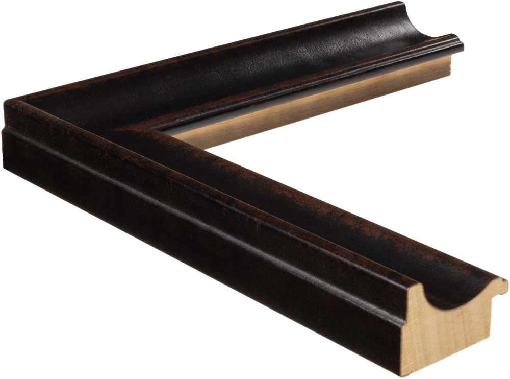 Angus Black Faux Leather