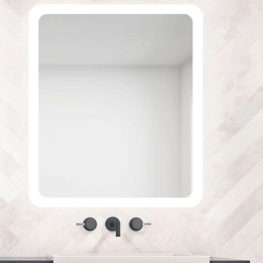 Forte Rounded Rectangle Lighted Mirror