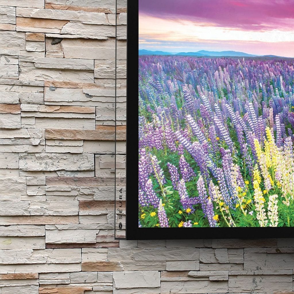 Outdoor TV on Slim Wall Mount