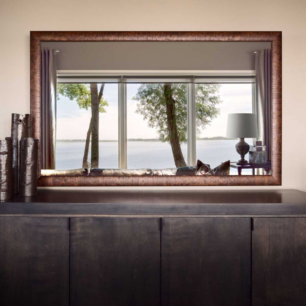 Framed TV Mirrors