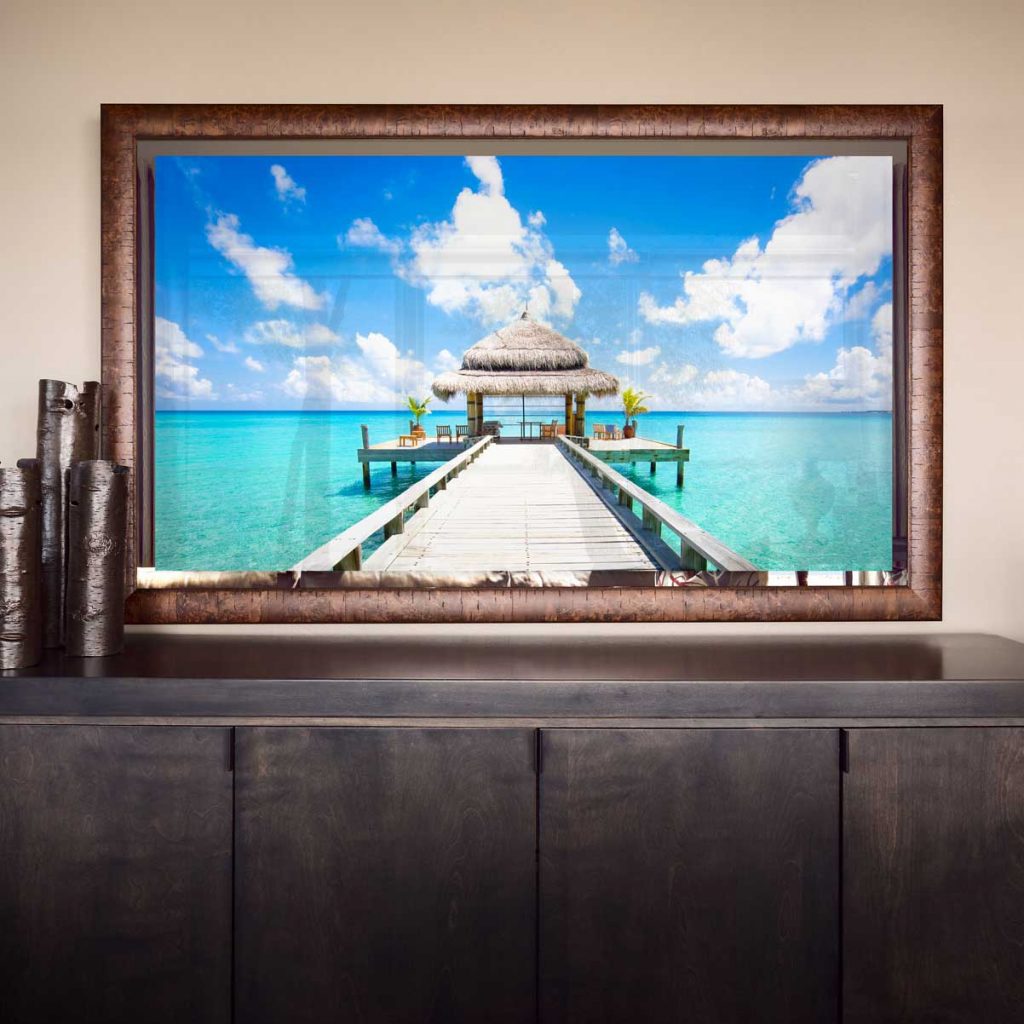 Framed TV Mirrors