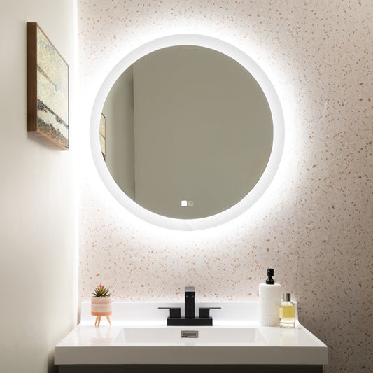 Opus Round Lighted Mirror