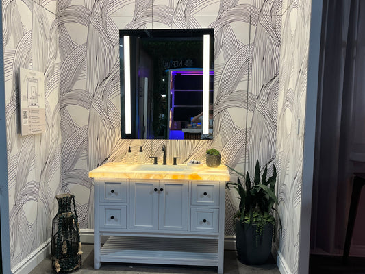 Séura Lighted TV Mirror Powered by Proluxe in CEDIA 2025 Show