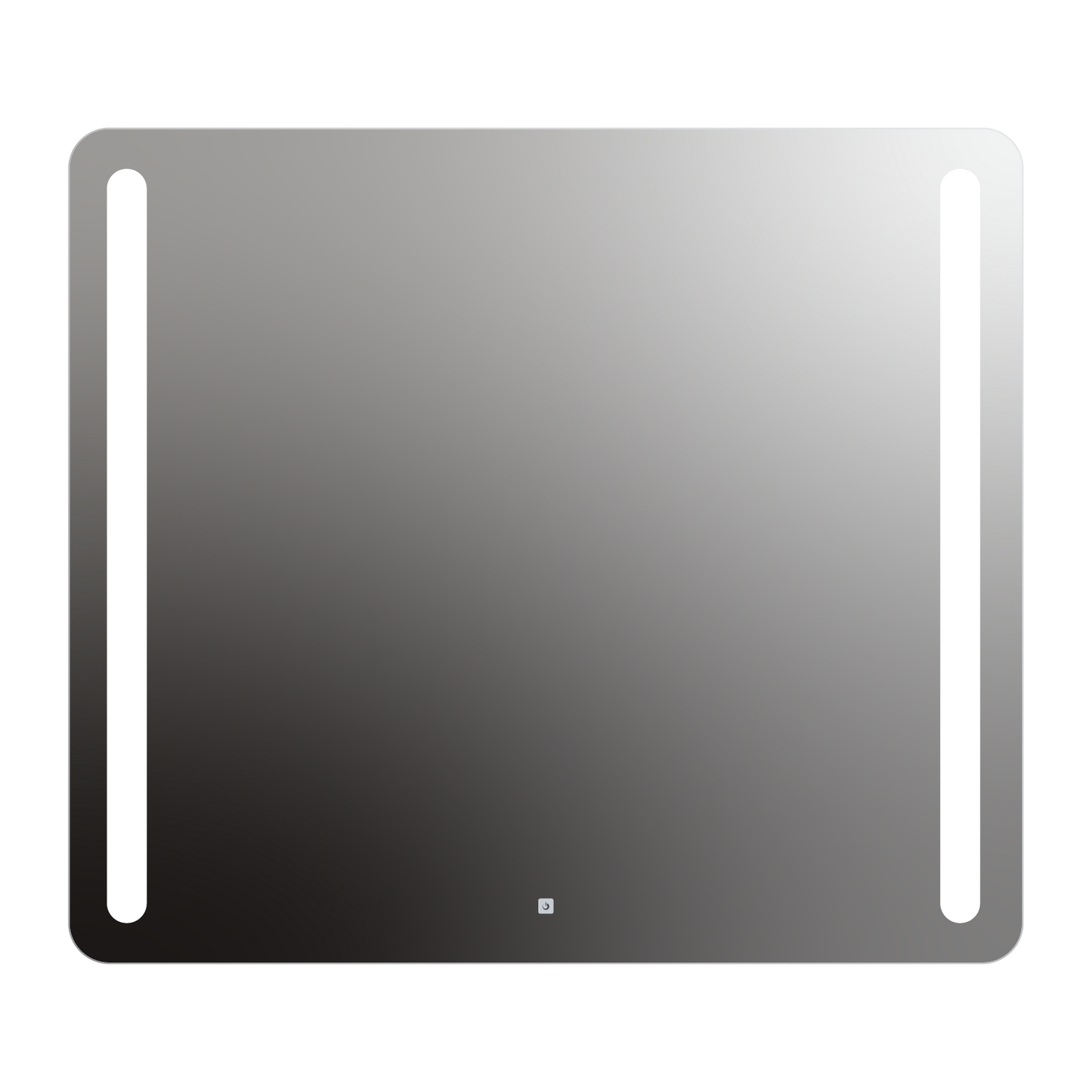 Lumin Rounded Rectangle Lighted Mirror