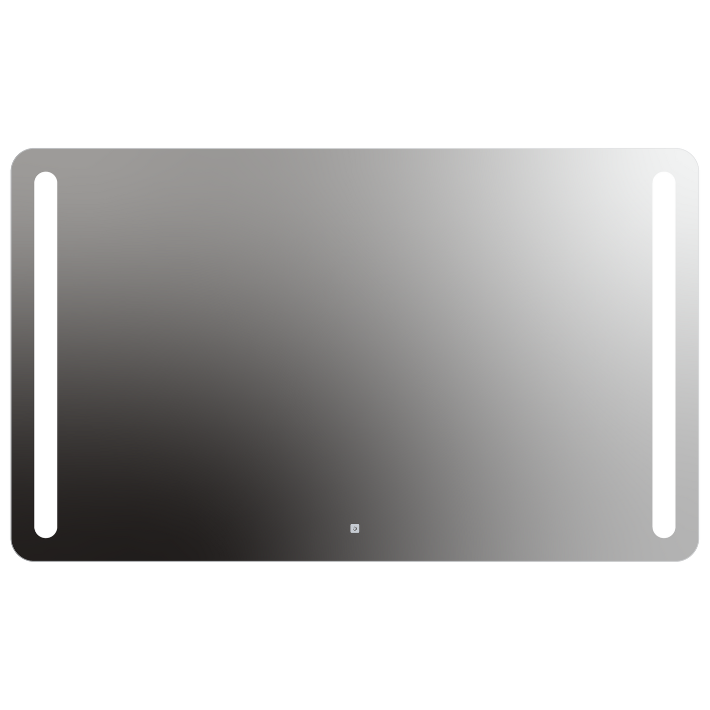 Lumin Rounded Rectangle Lighted Mirror