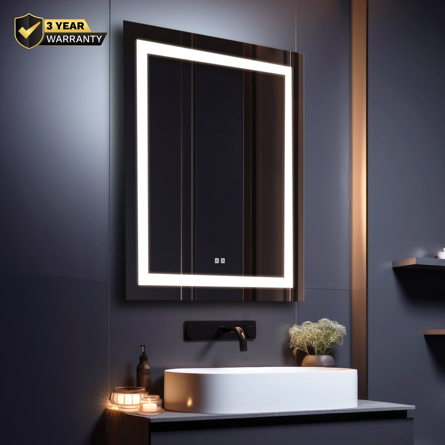 Alto Lighted Mirror