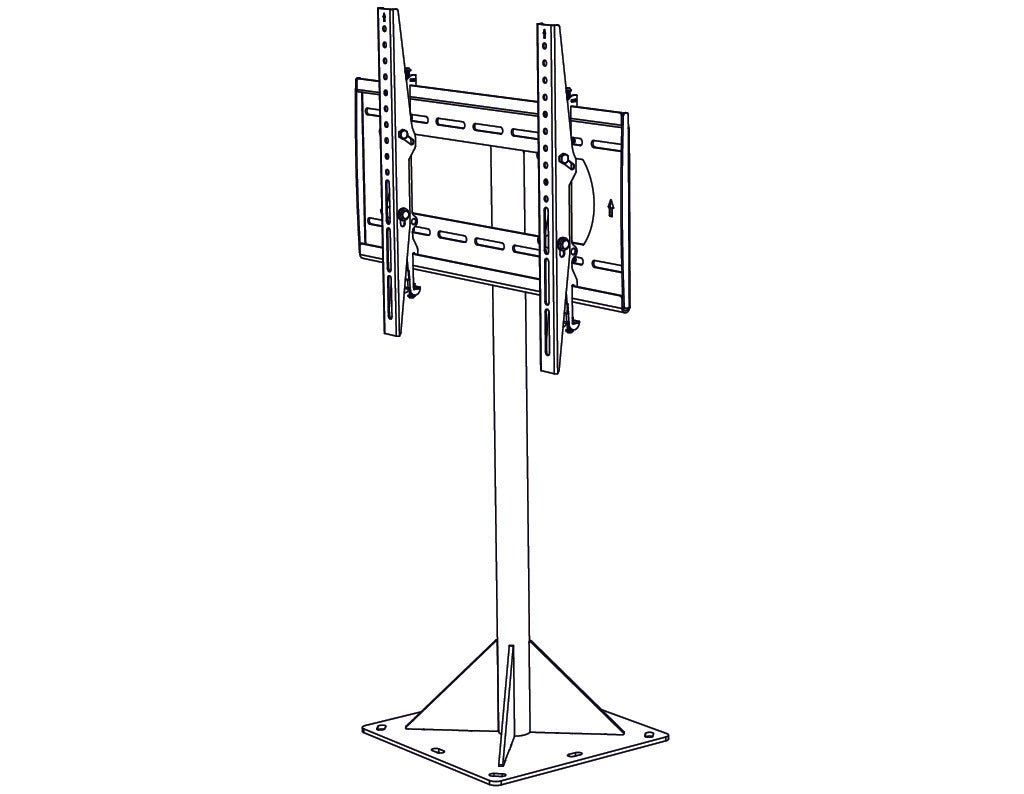 Floor Stand Mount Illustration