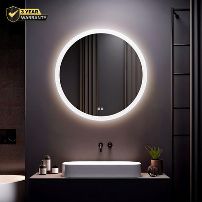 Opus Round Lighted Mirror