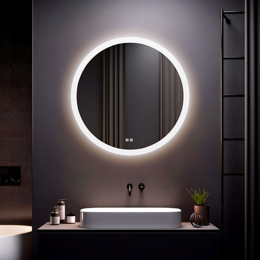 Opus Round Lighted Mirror